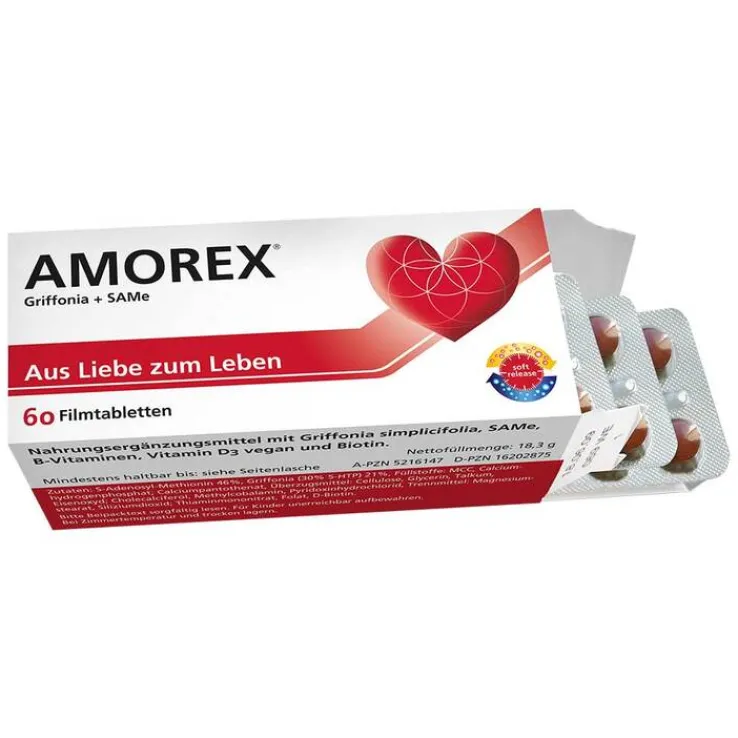 Amorex Griffonia und SAMe , 60 St