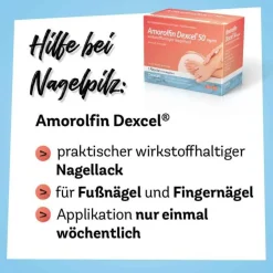 Sale Amorolfin ® 50 mg/ml wirkstoffhaltiger Nagellack, 3 ml Nagelpilz Lack