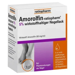 Hot Ratiopharm Amorolfin 5% - bei Nagelpilz, 5 ml