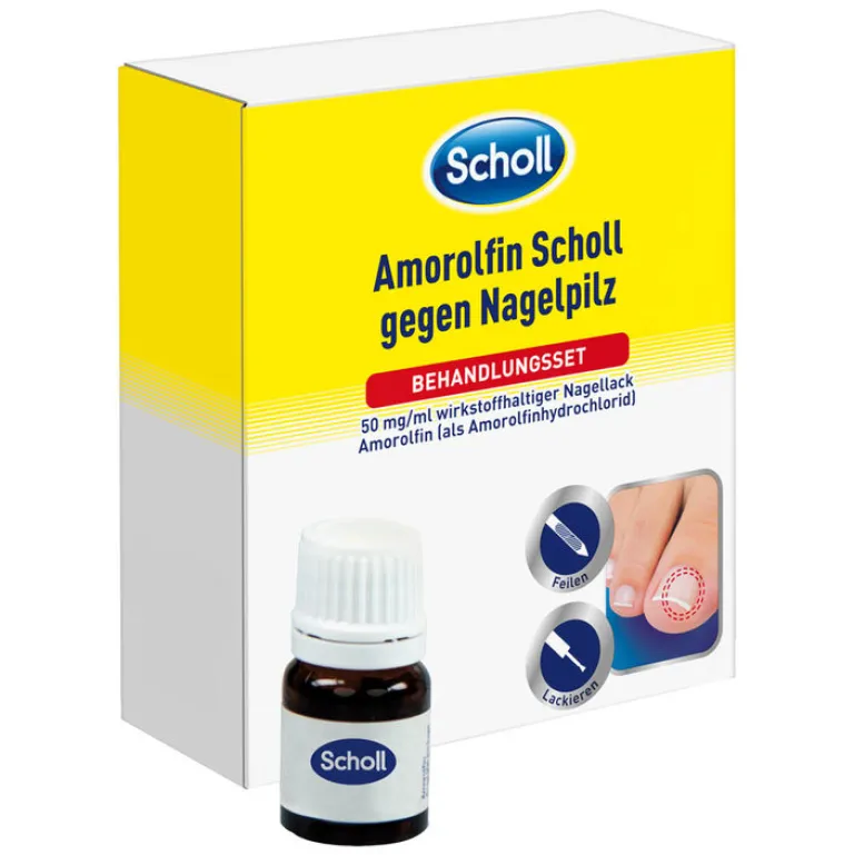 Scholl Amorolfin gegen Nagelpilz Behandlungsset, 2.5 ml