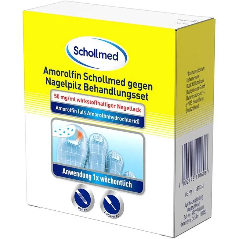 Clearance Amorolfin gegen Nagelpilz Behandlungsset, 2.5 ml Nagelpilz Lack