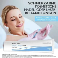 ANESDERM 25 mg/g + 25 mg/g Creme, 30 g