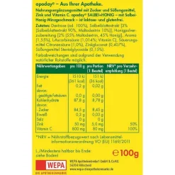 Apoday heißer Salbei + Honig + Vitamin C + Zink Pulver, 10X10 g