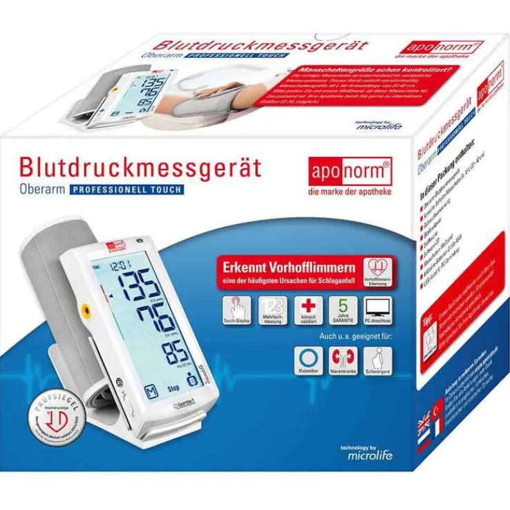 aponorm® Professionell Touch Oberarm-Blutdruckmessgerät, 1 St