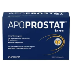 Hot forte 65 mg Weichkapseln, 180 St Prostata Medikamente