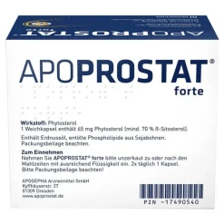 Clearance forte 65 mg Weichkapseln, 120 St Prostata Medikamente