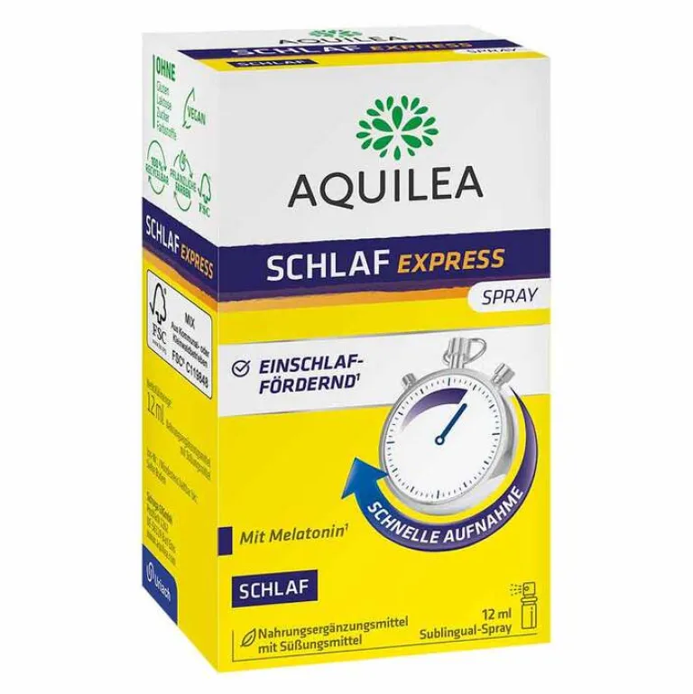 Schlaf Express Sublingual-Spray, 12 ml Melatonin Spray