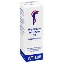 Discount Argentum nitricum D 4 Augentropfen, 10 ml Auge & Ohr