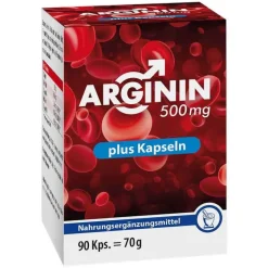 Best Arginin 500 mg Plus Kapseln, 90 St Aminosäuren