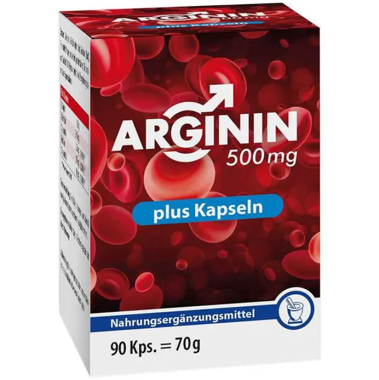 Best Arginin 500 mg Plus Kapseln, 90 St Aminosäuren