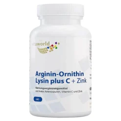Arginin-Ornithin-Lysin Plus C + Zink Kapseln, 60 St Aminosäuren|Aminosäuren