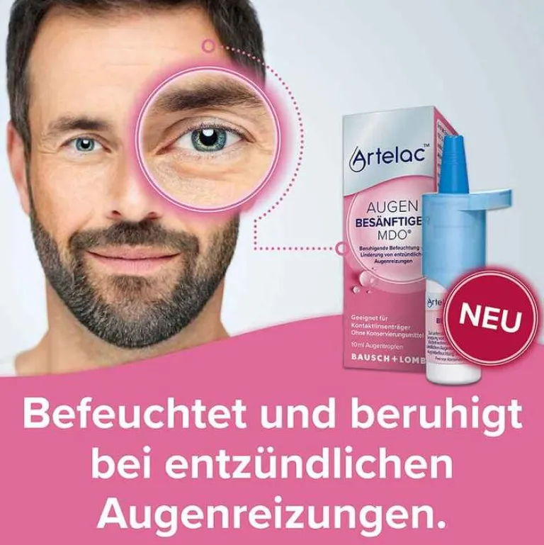 Discount Augenbesänftiger MDO Augentropfen, 10 ml Augentropfen Trockene Augen