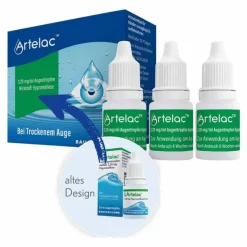 Hot Artelac ® Augentropfen, Tränenersatzmittel, 3X10 ml
