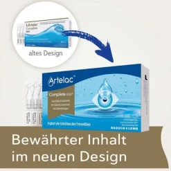 Artelac Complete EDO Augentropfen bei trockenen Augen, 10X0.5 ml