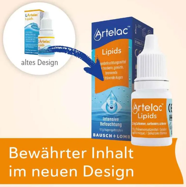 Outlet ® Lipids Augengeltropfen für stark tränende Augen, 1X10 g Augengel