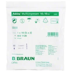 Askina Mullkompressen 10x10, 5X2 St