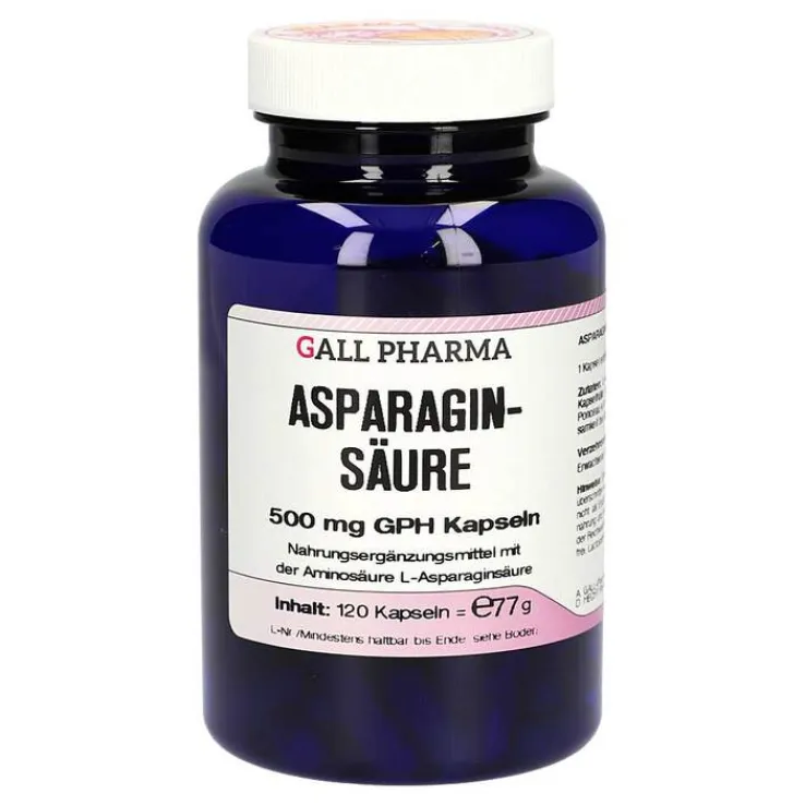 Asparaginsäure 500 mg GPH Kapseln, 120 St