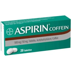 Discount Aspirin ® Coffein Tabletten, 20 St
