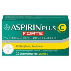New Aspirin plus C forte 800 mg / 480 mg Brausetabletten, 10 St