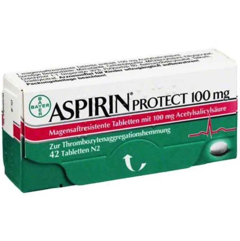 Aspirin Protect 100 mg magensaftresistent Tabletten, 42 St