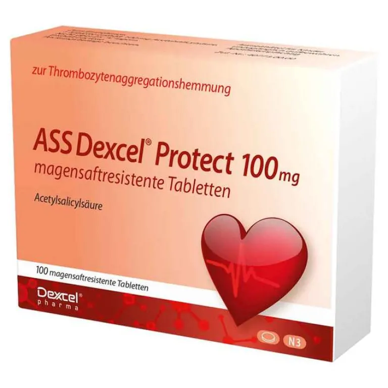 Sale Dexcel ASS Protect 100 mg magensaftresistent Tabletten, 100 St