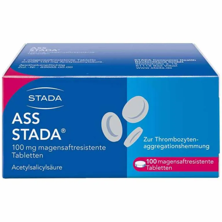 Outlet Stada ASS 100 mg magensaftresistente Tabletten, 100 St