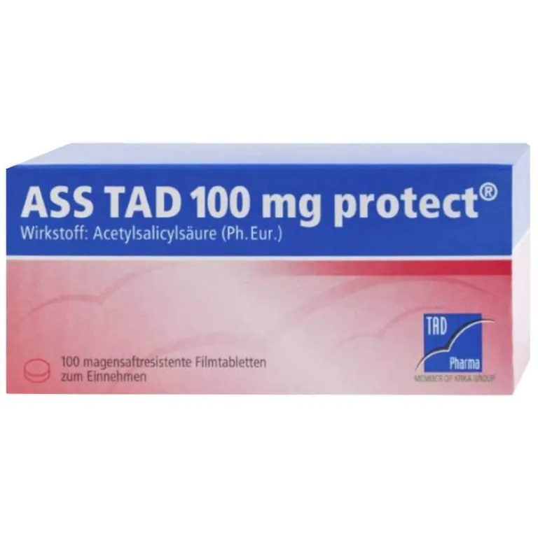 Best TAD ASS 100 mg protect magensaftresistent Filmtabletten, 100 St