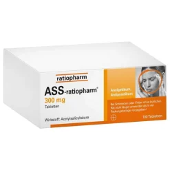 Outlet ASS- 300 mg Tabletten, 100 St Zahnschmerztabletten|Regelschmerzen Tabletten