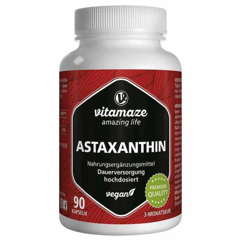 Best Astaxanthin 4 mg vegan Kapseln, 90 St Astaxanthin
