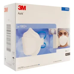 Clearance 3M Atemschutzmaske 1862 + ohne Ventil Aura FFP2, 20 St