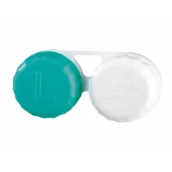 Aufbewahrungsbehälter flach 2 Kammern, 1 St Kontaktlinsenzubehör