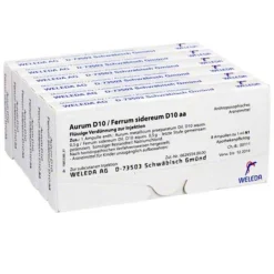 Outlet Weleda Aurum D10 / Ferrum sidereum D10 aa Ampullen, 48X1 ml