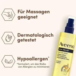 Outlet Aveeno Skin Relief Körperöl-Spray, 200 ml