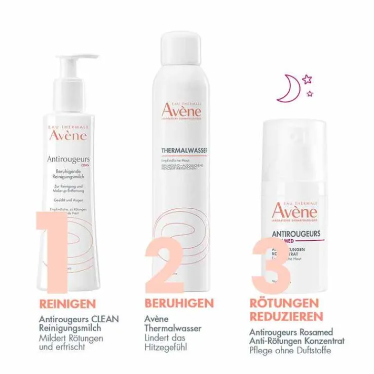 Avene Antirougeurs Clean beruhigende Reinigungsmilch, 200 ml