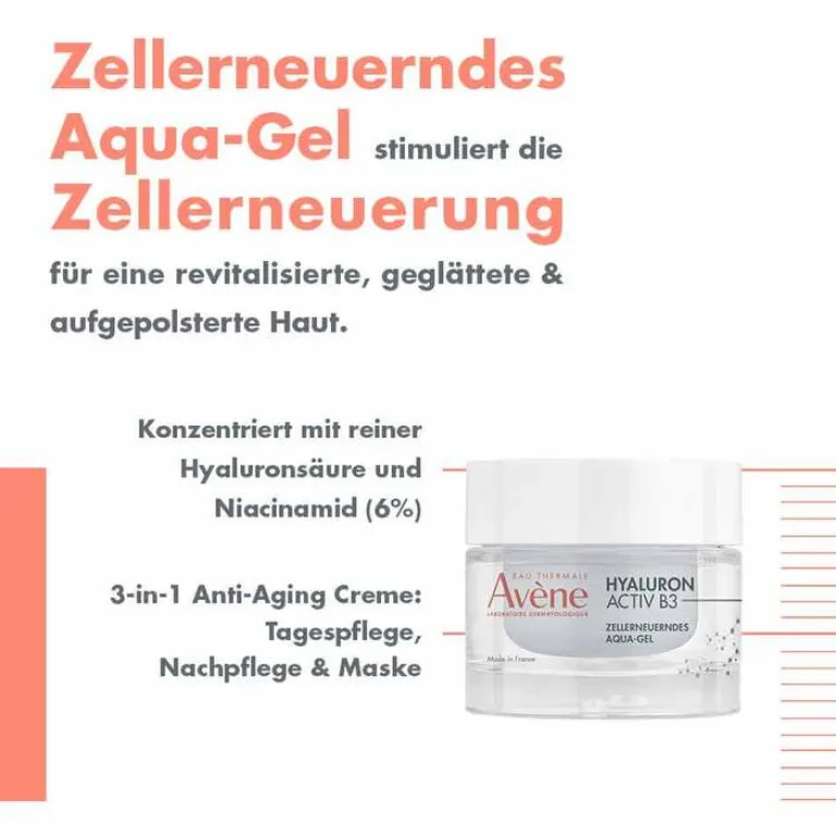 Discount Hyaluron Activ B3 zellerneuerndes Aqua-Gel, 50 ml Tagespflege|Anti-Aging