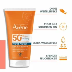 Clearance Avene Intense Protect Sonnenfluid ultra SPF 50 + , 150 ml