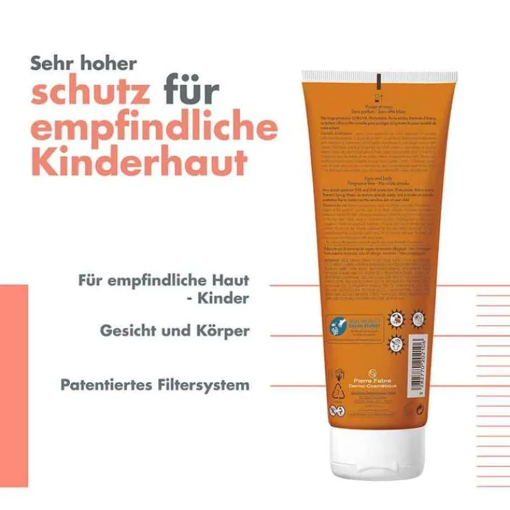 Avene Kinder-Sonnenmilch SPF 50+ , 250 ml