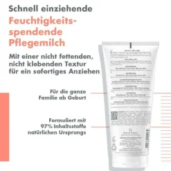 Best Avene Xeracalm Nutrition feuchtigkeitsspendende Pflegemilch, 200 ml