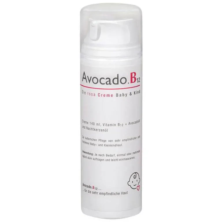 Avocado B12 Die rosa Creme Baby & Kind, 140 ml