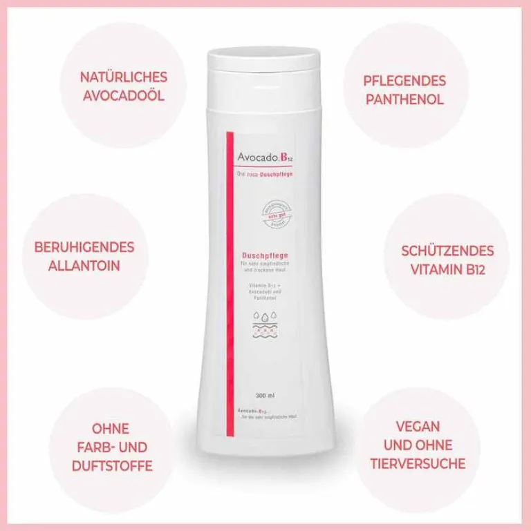 Discount Avocado B12 Duschpflege, 300 ml