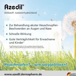 Hot Azedil ® mit Azelastin Nasenspray , 10 ml