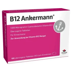Ankermann B12 1000 µg Vitamin B12 Tabletten hochdosiert, 100 St