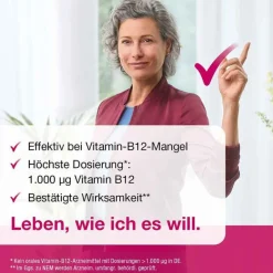 Ankermann B12 1000 µg Vitamin B12 Tabletten hochdosiert, 100 St