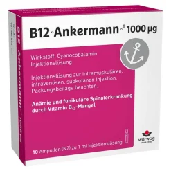 Clearance Ankermann B12 ® 1000 µg Vitamin B12 Injekt, 10X1 ml