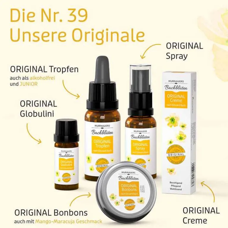 Sale Bachblüten Murnauer Original Tropfen nach Dr. Bach, 10 ml Bachblütentropfen