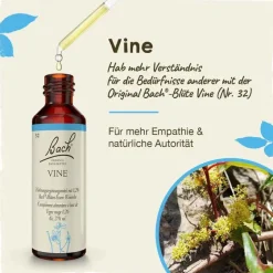 Outlet Bachblüten Nr. 32 Vine Tropfen, 20 ml Bachblütentropfen