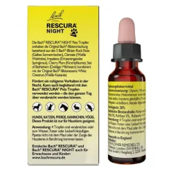 Hot Bachblüten Original Night Pets Tropfen alkoholfrei , 10 ml Bachblütentropfen|Bachblüten Für Tiere