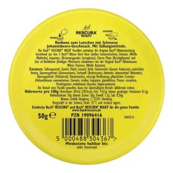 Bachblüten Original Rescura Night Pastillen schwarze Johannisbeere, 50 g