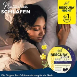 Bachblüten Original Rescura Night Pastillen schwarze Johannisbeere, 50 g