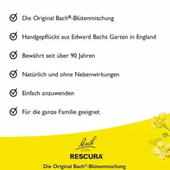 Discount Rescura Bachblüten Original Night Tropfen alkoholfrei, 20 ml